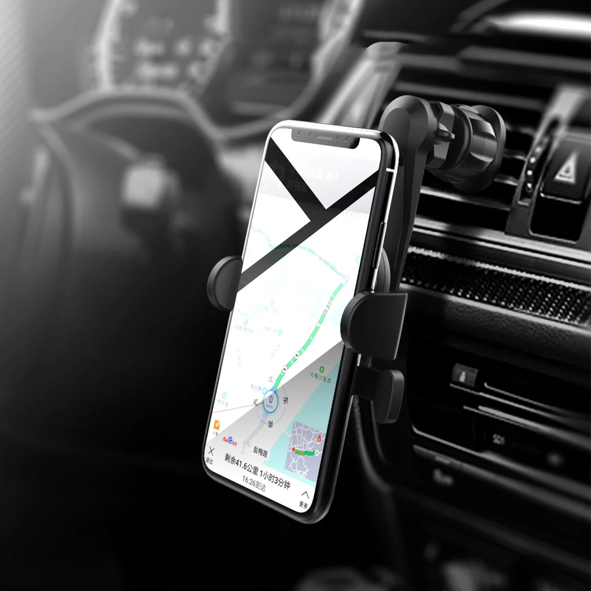 Gravity Air Vent Автомобильный держатель для samsung S10 Plus 5G гибкий 360 Вращение gps вентиляционное отверстие держатель мобильного телефона для iPhone XR X