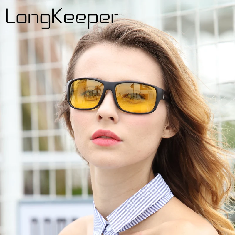 Очки ночного видения LongKeeper поляризационные солнцезащитные очки для вождения с