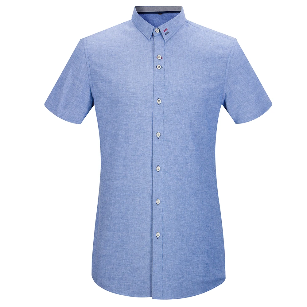 Мужская хлопковая рубашка VOMINT Классическая Повседневная белая льняная с одним