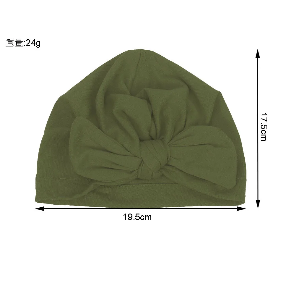 Fashion baby hat Solid Turban a headscarf for girl Elastic caps Girls 8 style cap Bow tie Infant Accessories | Детская одежда и