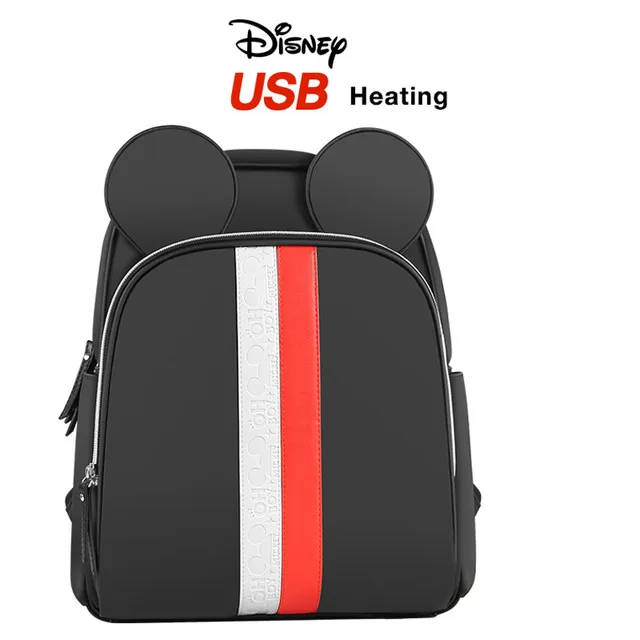 1211 Disney USB сумка для подгузников с подогревом, модная сумка для подгузников для мам, сумка для подгузников, большая емкость, детский рюкзак для путешествий, дизайнерская сумка для кормления - Цвет: 1211