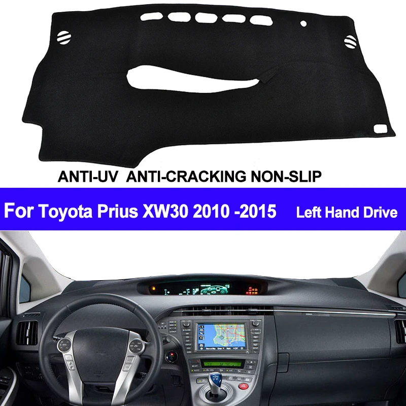 Чехол TAIJS для приборной панели автомобиля Toyota Prius XW30 2010 2011 2012 2013 2014 2015 коврик с