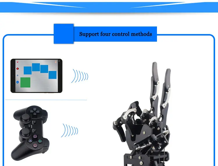 Механическая ладонь с открытым исходным кодом комплект UHand Exoskeleton Bionic робот соматосенсорного управления высокотехнологичные игрушки