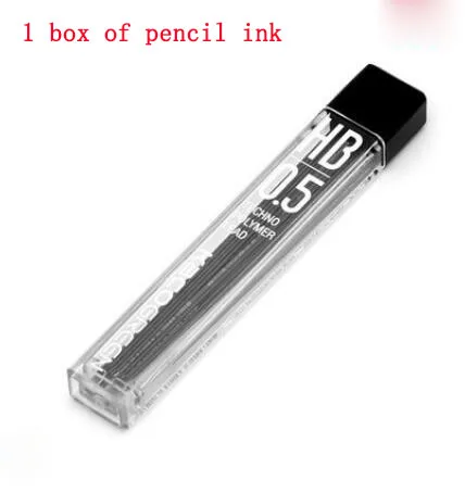 1box pencil ink Оригинальные Xiaomi KACO 4 в 1 многофункциональные ручки 0,5 мм черный синий красный стержень сменный гелевый карандаш механический карандаш японские чернила для офиса и школы - Цвет: 1box pencil ink