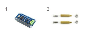 Waveshare RS485 CAN HAT для Raspberry Pi обеспечивает стабильную дальнюю связь SPI интерфейс
