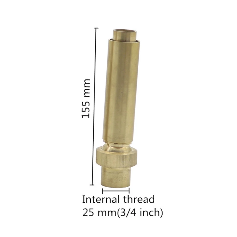 3I4 inch 3/" /1"/1," внутренние резьбовые регулируемые фонтанные насадки латунные воздушно-смешанные Пузырьковые водяные колонны садовый Ландшафтный спринклер 1 шт - Цвет: 3I4 inch
