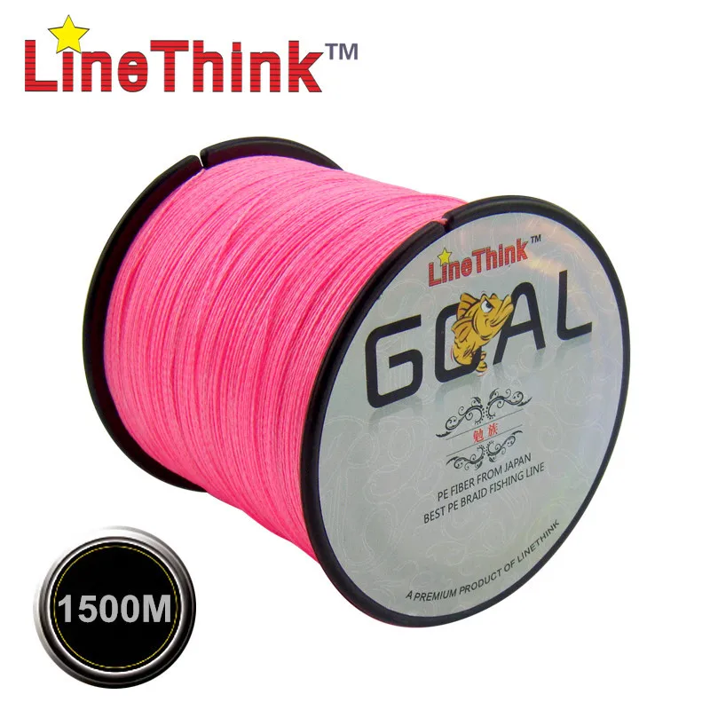 Фото 1500 м GOAL LineThink Фирменная плетеная рыболовная леска лучшего качества из 100% ПЭ 4X, плетеная рыболовная леска, бесплатная доставка №3