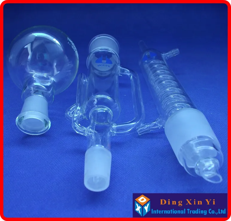 Soxhlet extractor экстракционный аппарат soxhlet с спиральным конденсатором конденсатор и