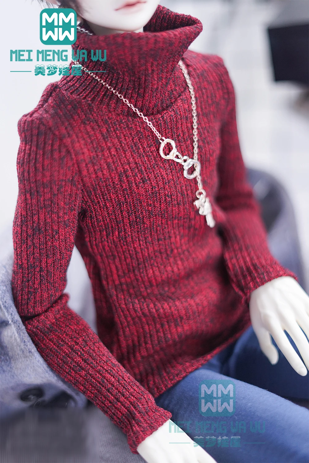Кукольная одежда BJD для детей 60 70 см модное шерстяное пальто свитер брюки|Куклы| |
