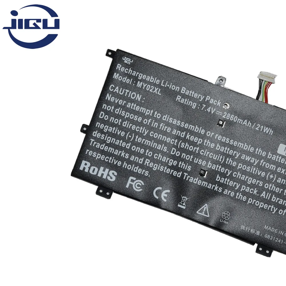 JIGU 721896-2B1 421 HSTNN-DB5C DSB5C IB5C LB5C MY02021XL MY02XL TPN-Q127  HP  Pavilion 11-h000sg 3