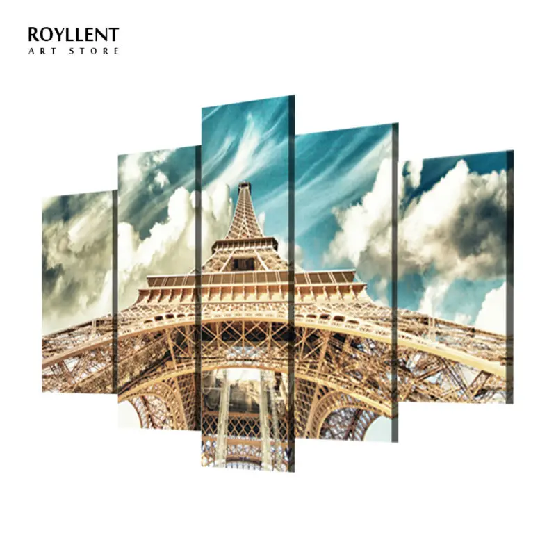 5 шт./компл. большое полотно : картины на стене печать домашнего декора холст стены