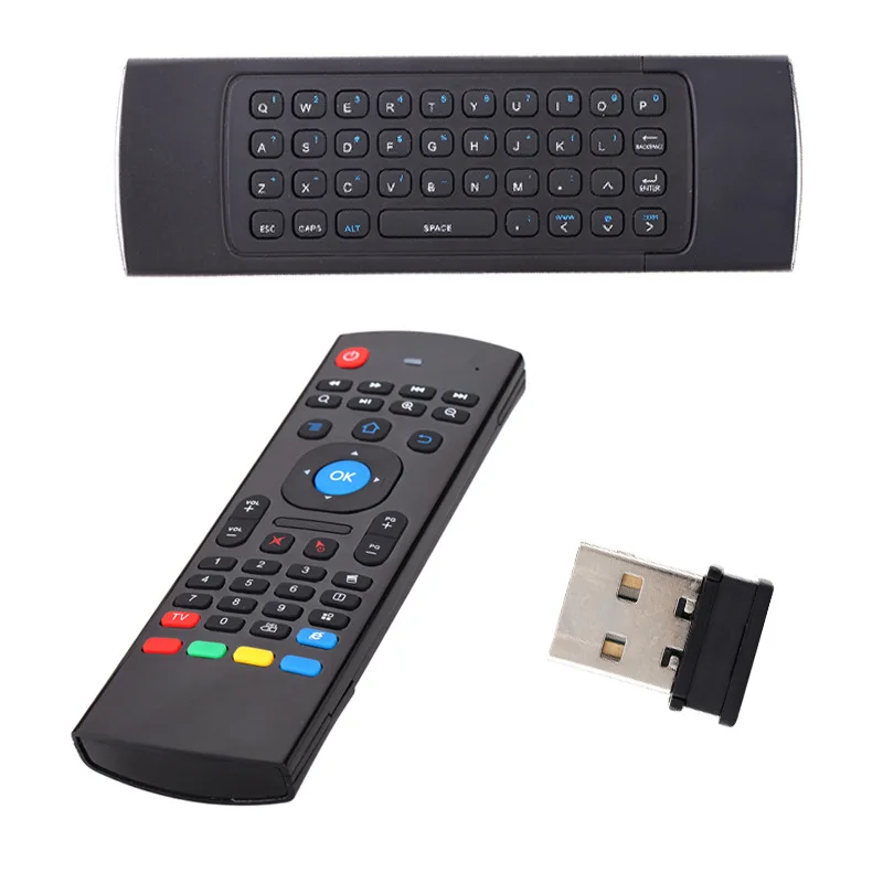 Новейшая Беспроводная мини клавиатура Fly Air Mouse с микрофоном и пультом