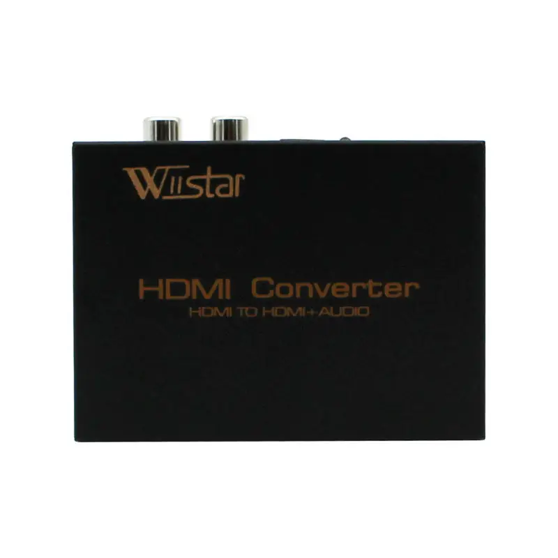 HDMI to HDMI Optical SPDIF Suppport 5.1 + RCA L/R Audio Video Extractor Converter Splitter Adapter
HDMI to HDMI Optical SPDIF Suppport 5.1 + RCA L/R Audio Video Extractor Converter Splitter Adapter