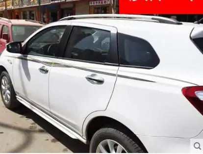 taiwan material Для Zotye T300/T600/T700/SR7/SR9/Damai X5/X7 цветная полоса кузова Lahua линия талии Автомобиля Стикер Украшение кузова автомобиля - Название цвета: taiwan material