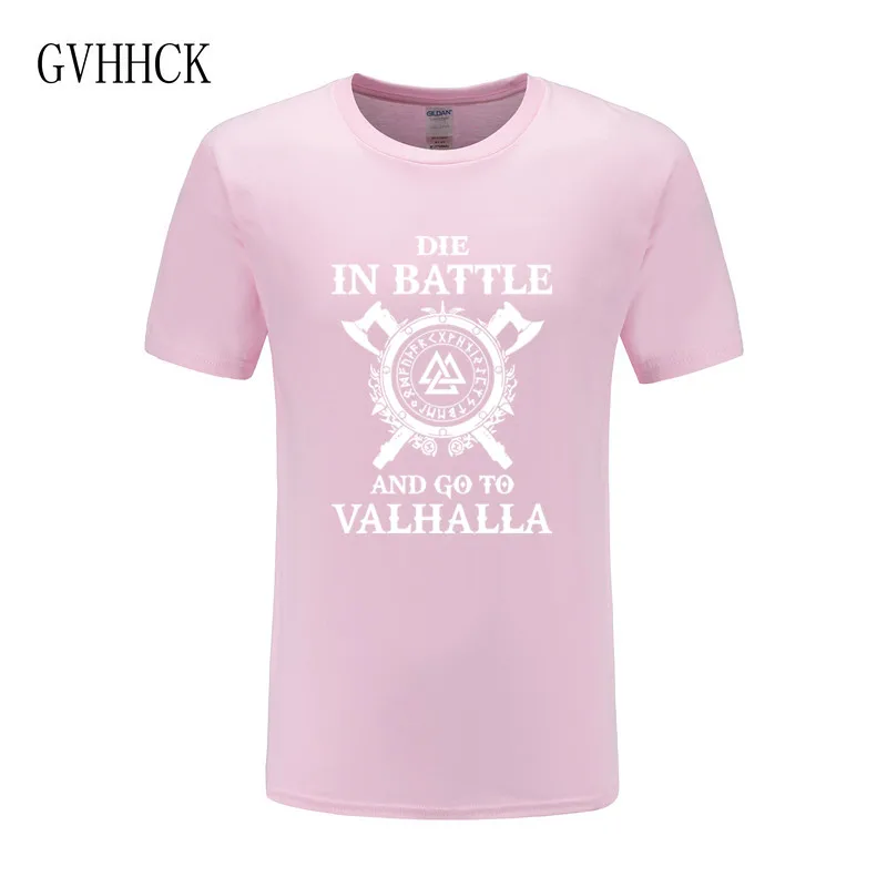 Die In Battle And Go To Valhalla Viking, мужские футболки, хит, летняя брендовая Футболка реглан, хлопок, облегающая футболка, Camisetas Hombre