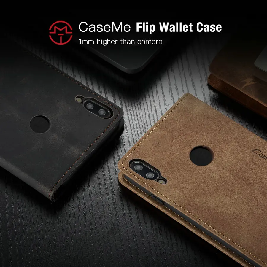 CaseMe для huawei P20 lite Флип кожаный чехол портмоне держатель телефона Coque Новая Книга