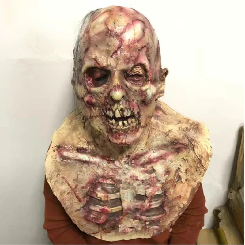 1 шт. латексные страшные маски ужасов для Хэллоуина страйкбольная маска головные