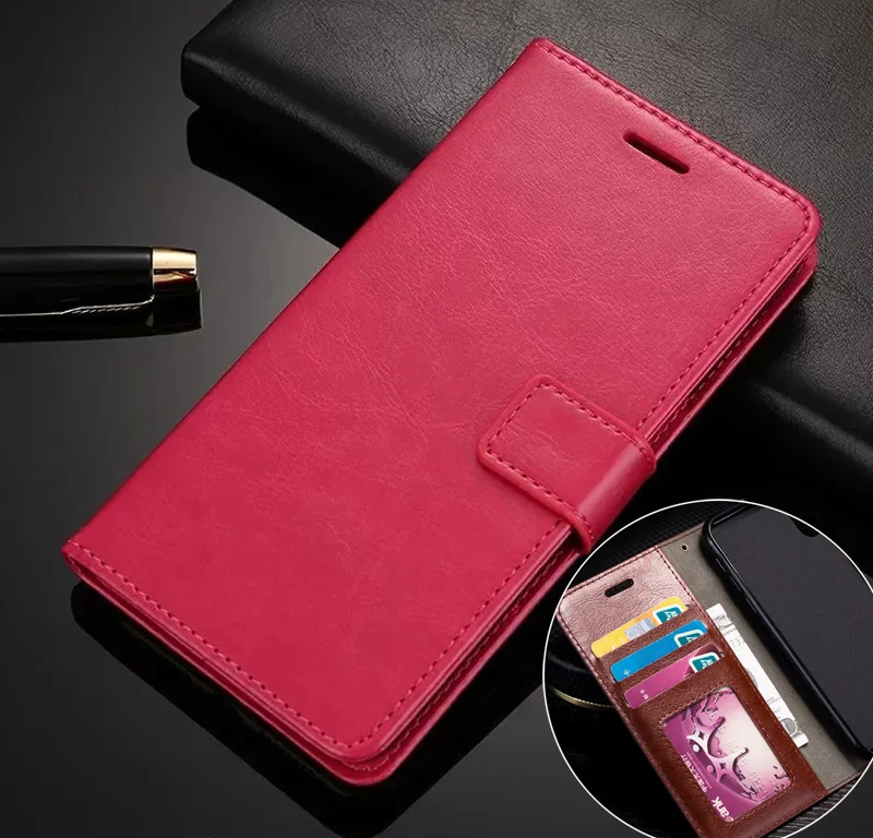 Роскошный чехол книжка из искусственной кожи с откидной крышкой для телефона XiaoMi