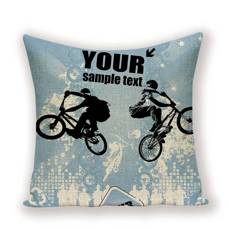 Чехол для подушки в скандинавском стиле с рисунками из мультфильмов занятий