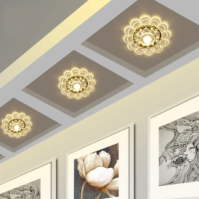 Современные хрустальные гамма Светодиодный потолочный светильник для Гостиная