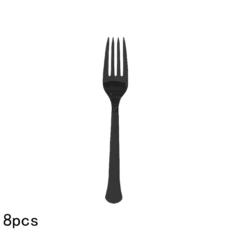 8pcs fork Набор 21 30 40 50 60th от NOHOO День рождения украшения для взрослых 21 30 40 50 60 лет вечерние поставки - Цвет: 8pcs fork
