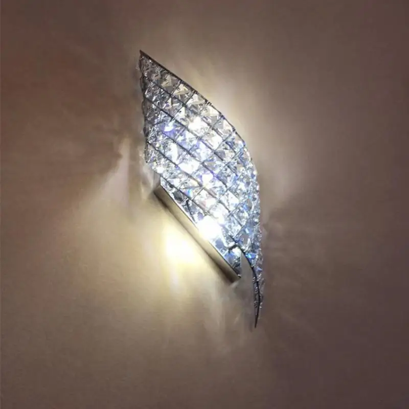 Свадебные Led алмаз Хрустальное настенное бра светодиодное освещение для лестниц