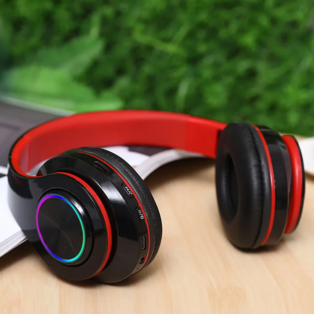 Модные золотистые Bluetooth наушники, беспроводные стерео гарнитуры, наушники с микрофоном для ПК, компьютерных игр, ноутбуков