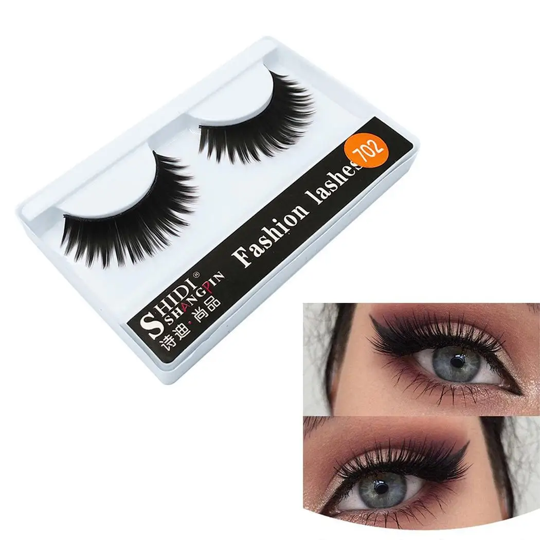 1 пара натуральные 3D Искусственные норковые волосы мягкие Накладные ресницы 5 см