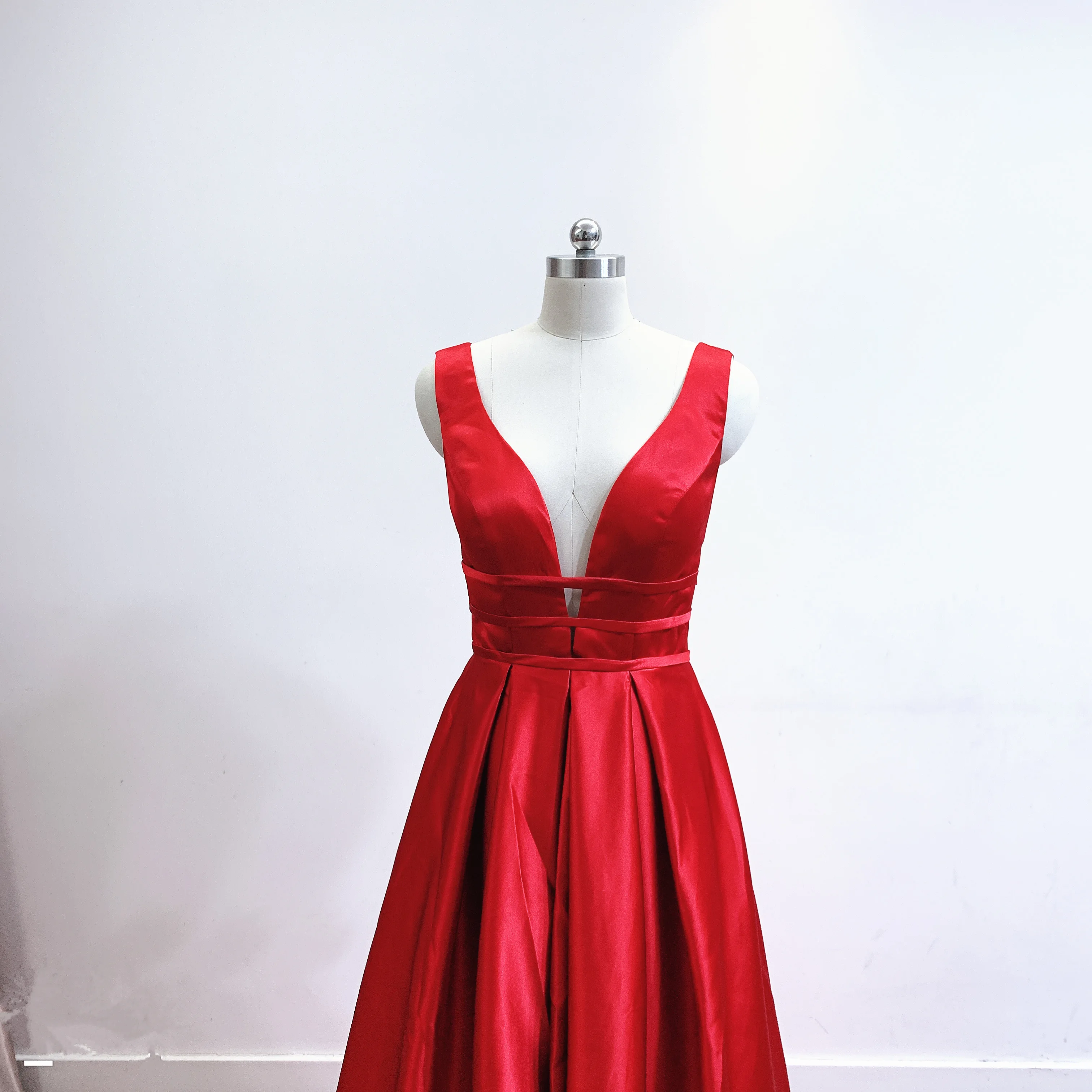 Сексуальные красные вечерние платья 2018 элегантные атласные Длинные Формальные