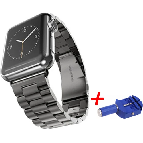 Ремешок для Apple watch Band 4 5 correa iwatch 42 мм 38 мм 3 2 44 мм 40 мм браслет из нержавеющей стали pulseira Apple watch 4 аксессуары - Цвет ремешка: band tool