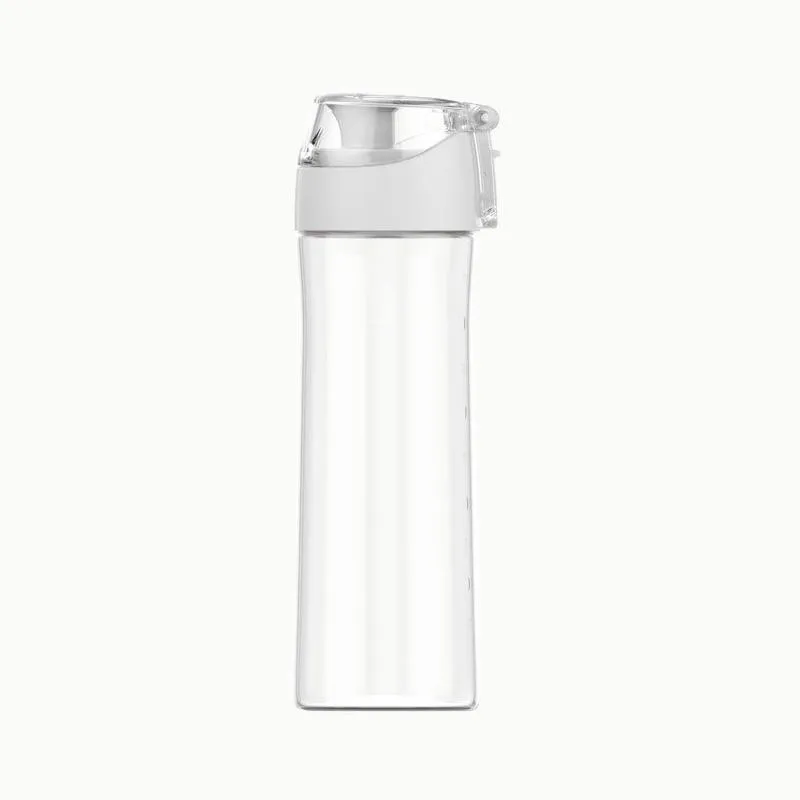 White Xiaomi Fun Home 600 мл тритановая велосипедная бутылка для воды герметичная портативная Спортивная бутылка для бега аксессуары для напитков - Цвет: White