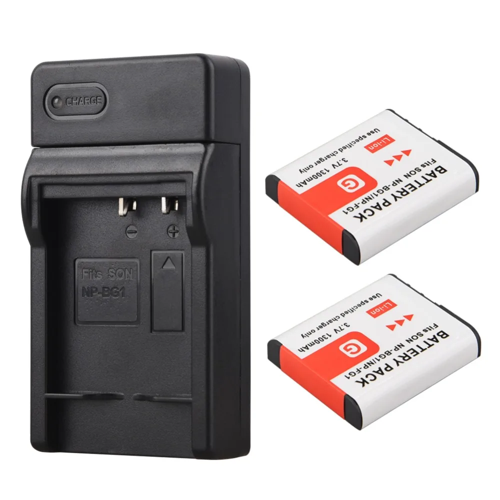 2x1300 мА/ч фонарь с аккумулятором BG1 NPBG1 + USB зарядное устройство для Sony фонарей|np
