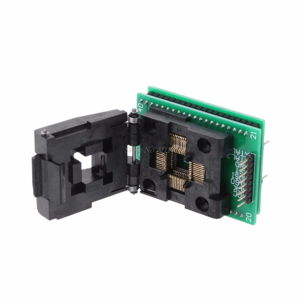 Адаптер программирования TQFP44 К DIP40 IC Socket STC Turn сиденье для записи Прямая