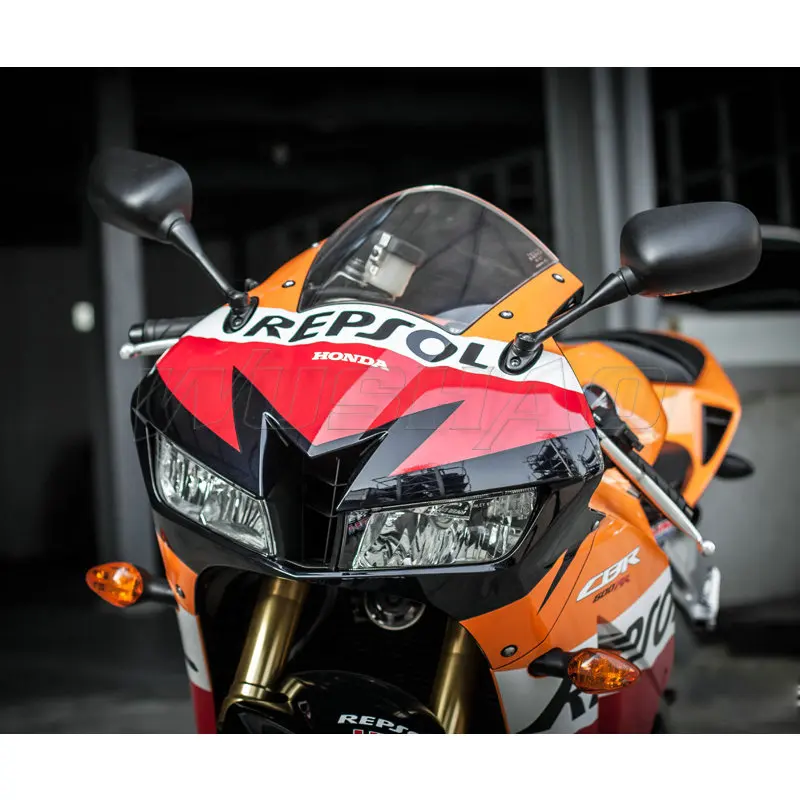 Мотоцикл Double Bubble лобового ветер Экран для 2013 Honda CBR600RR CBR 600 RR F5 Черный Iridium