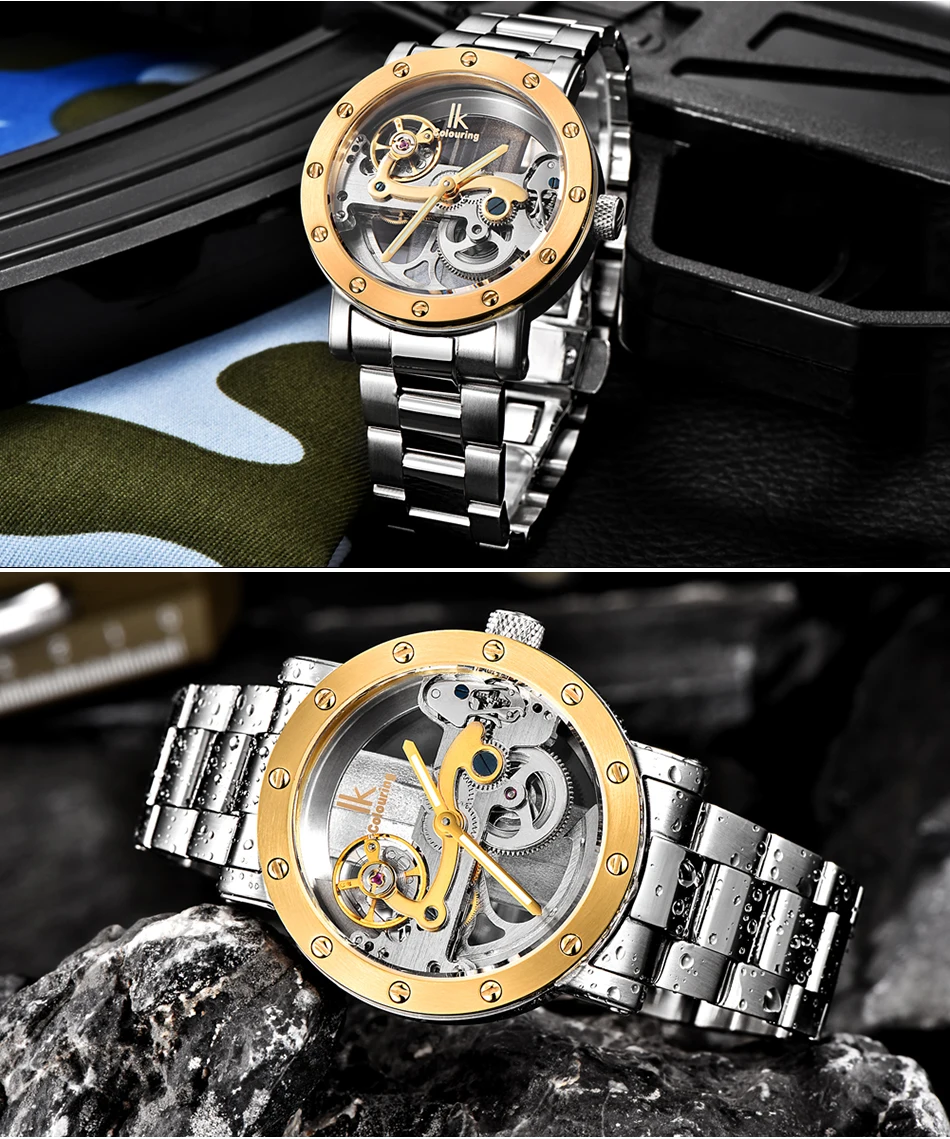 Оригинальные мужские наручные часы IK Colouring Автоматические Механические