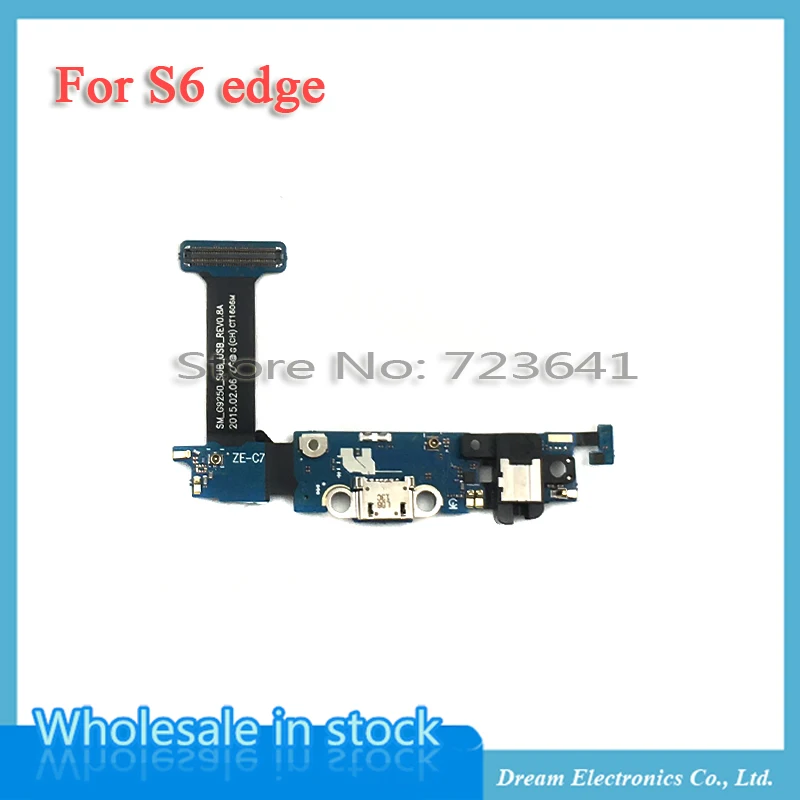 5 шт./лот USB док-разъем зарядный порт гибкий кабель для Samsung Galaxy S6 Edge Plus G920F G925F G9250 G928F