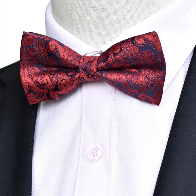 Галстук-бабочка мужская плоская двухслойная кешью галстуки-бабочки | Аксессуары