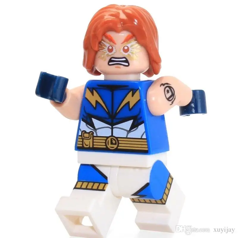 SingleSale Lightning Lad Target Promo SH211 DC Universe Justice League DIY Minifig сборка модели строительные блоки