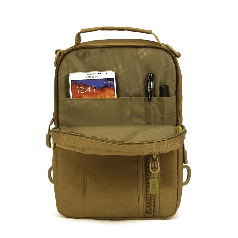 

Top Quality Men 1000D Nylon Shoulder Messenger Bag Travel Assualt Military Cross Body Bags Sling Knapsack Chest Back Pack 4 Uses