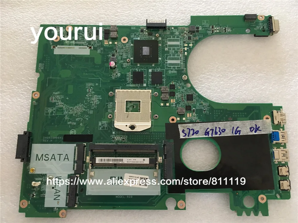      yourui,  01040N 1040N DA0R09MB6H1 REV: H1,    Dell inspiron 5720