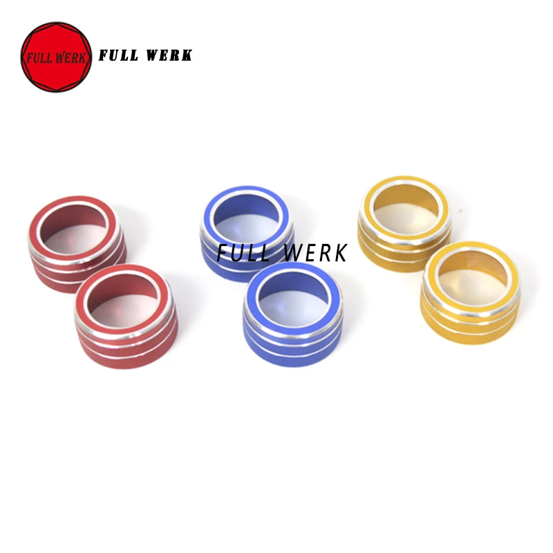 Ручка автомобильного кондиционера из алюминиевого сплава 2 шт. для VW Volkswagen Touareg 2011