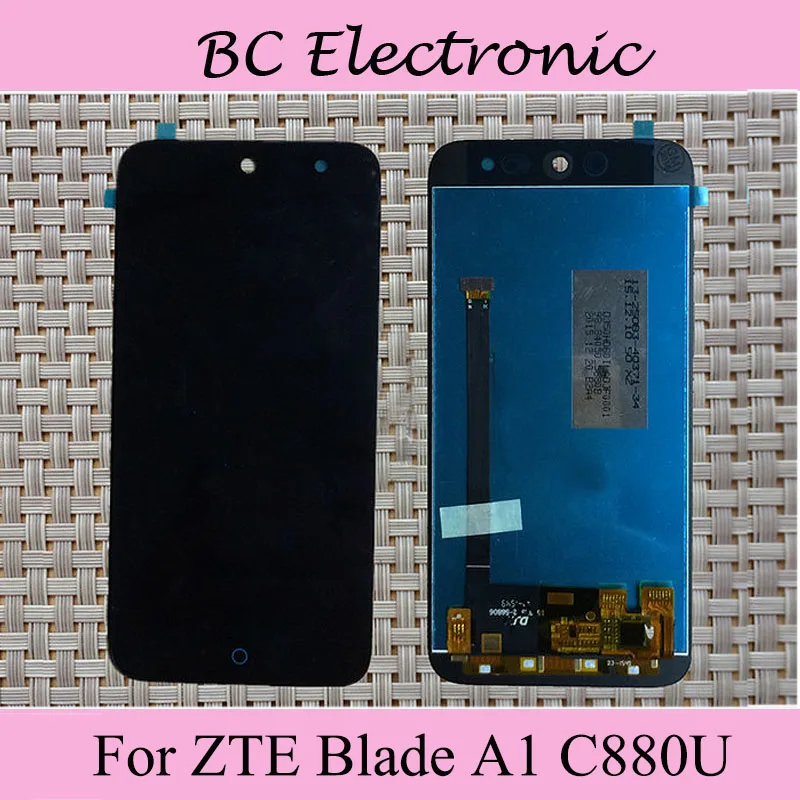 Черный ЖК дисплей + TP Для ZTE Blade A1 C880U C880D с сенсорным экраном и дигитайзером для