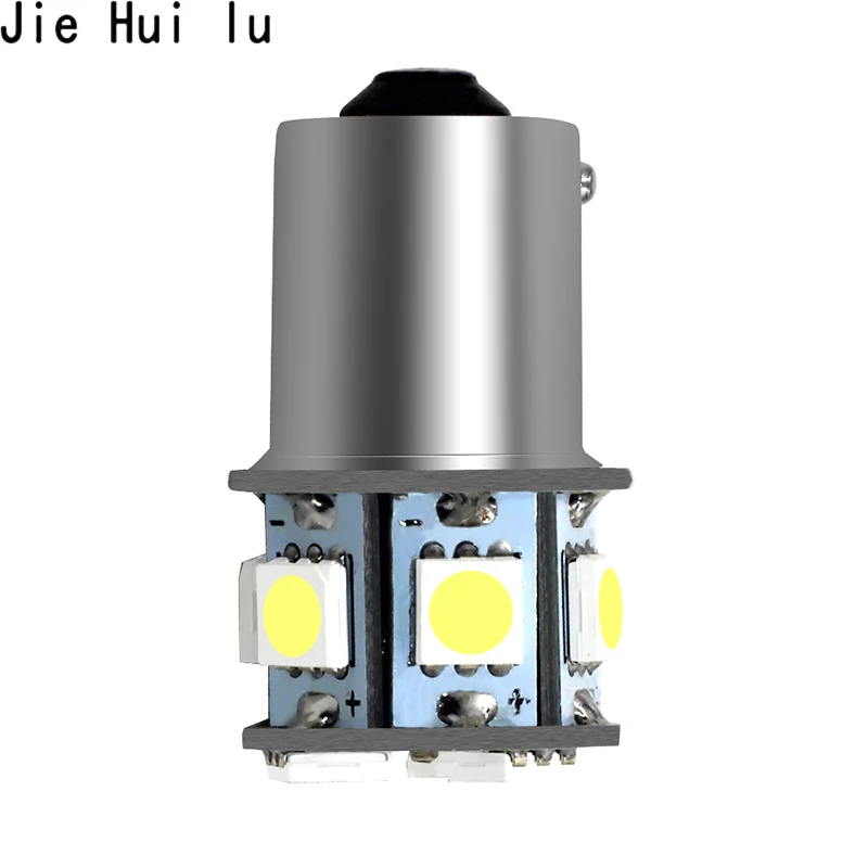 BA15S 1156 1157 Bay15d Автомобильный светодиодный 150 градусов 12V 24V 5050 9 SMD 180LM лампы фары