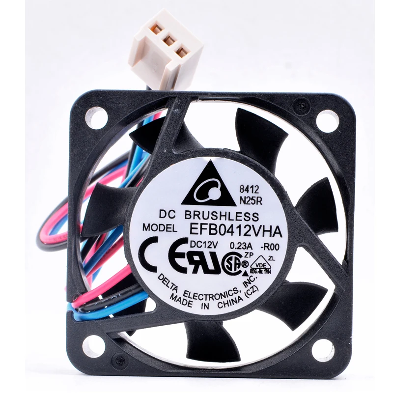 Абсолютно новый оригинальный EFB0412VHA-R00 4 см 4010 40 мм вентилятор DC12V 0.23A 3 линии