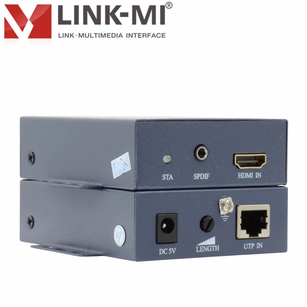 HDMI передатчик и приемник с помощью одного кабеля Cat5ECat6 для HD TV 3D 1920x1080 @ 60Гц