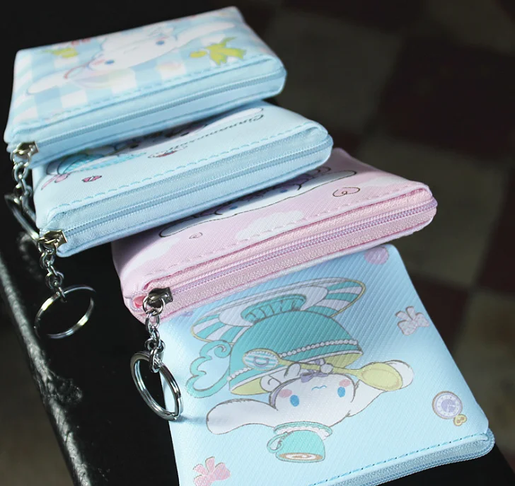 1 шт. мультфильм животных Cinnamoroll Собака полиуретановый Кошелек для монет сумка для наушников сумка аниме для девочек Любителя детей канцелярская карточка держатели