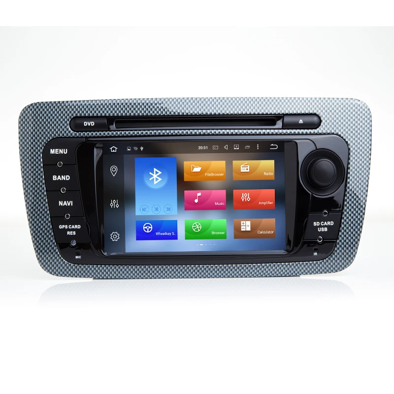 Автомобильный DVD мультимедийный плеер IPS DSP 2 Din Android 10 для Seat Ibiza 2009-2013 GPS-навигация