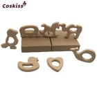 Органический Прорезыватель для зубов, деревянный Прорезыватель для зубов