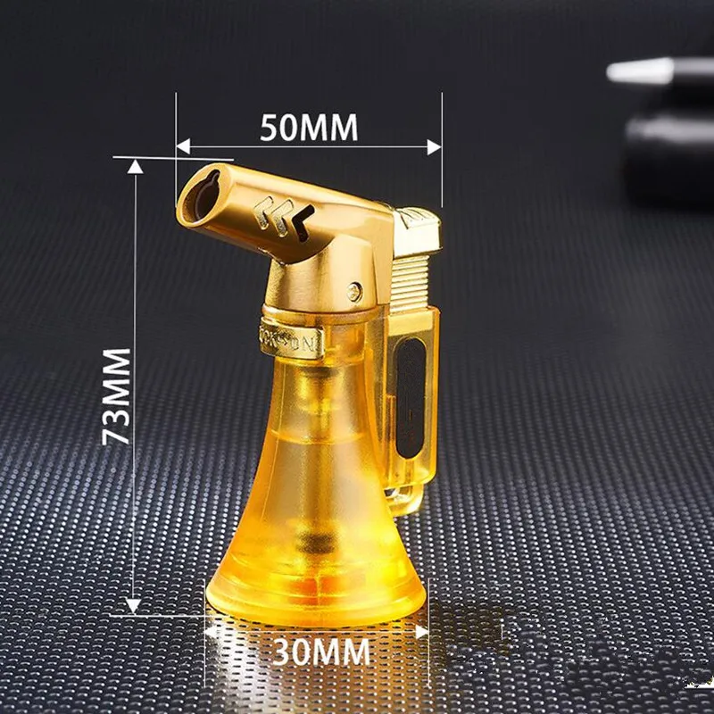 Random Color Windproof Jet Butane Torch Turbo High pressure direct Cigarette cigar pipe gas Lighter Accessories |