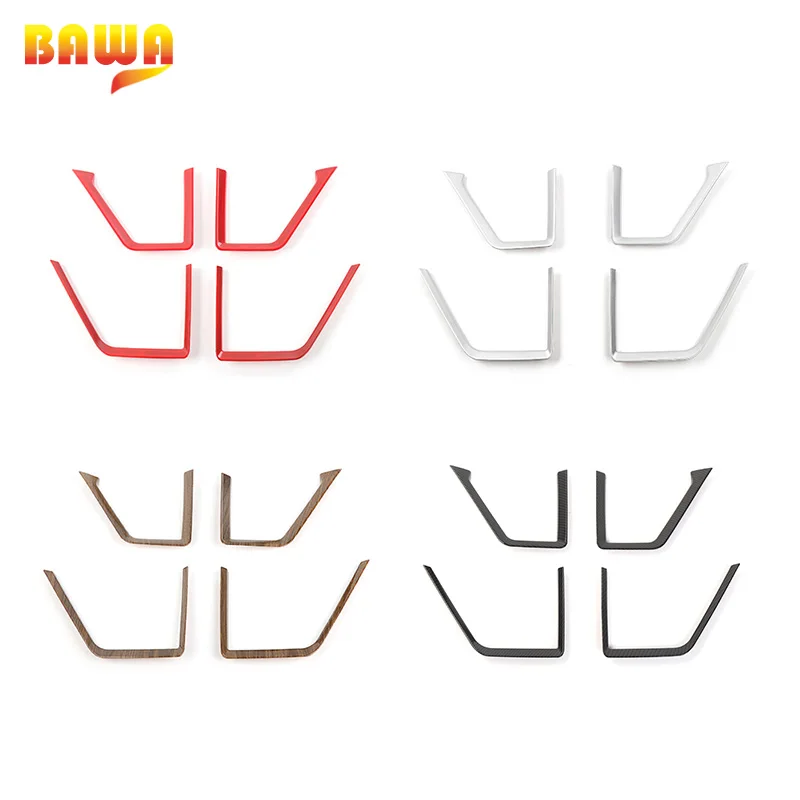 

BAWA ABS Car Door Panel Strips Frame Cover Trim Decoration Stickers For Ford F150 2015 Up Auto Interior Accessories